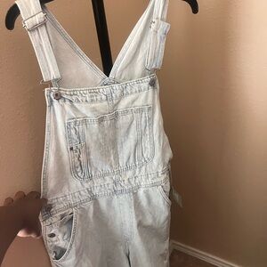 H&M Blue Casual Denim Jumpsuit